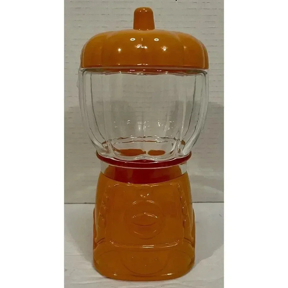 Orange Gumball Machine Ceramic Glass Halloween Decor Target NEW‎ - Picture 1 of 6